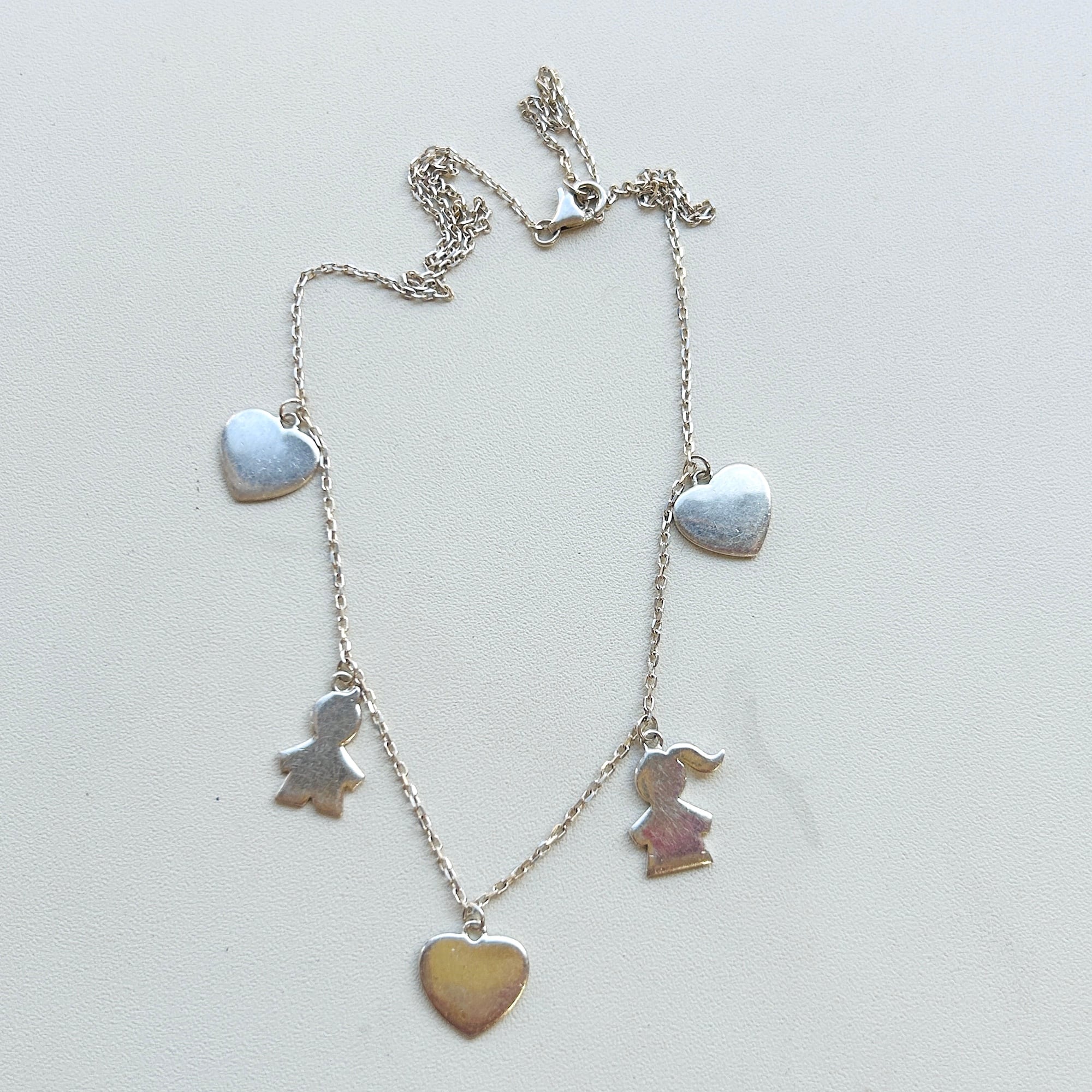 フランスシルバー925 チャームネックレス（41cm / 44cm） | Milo