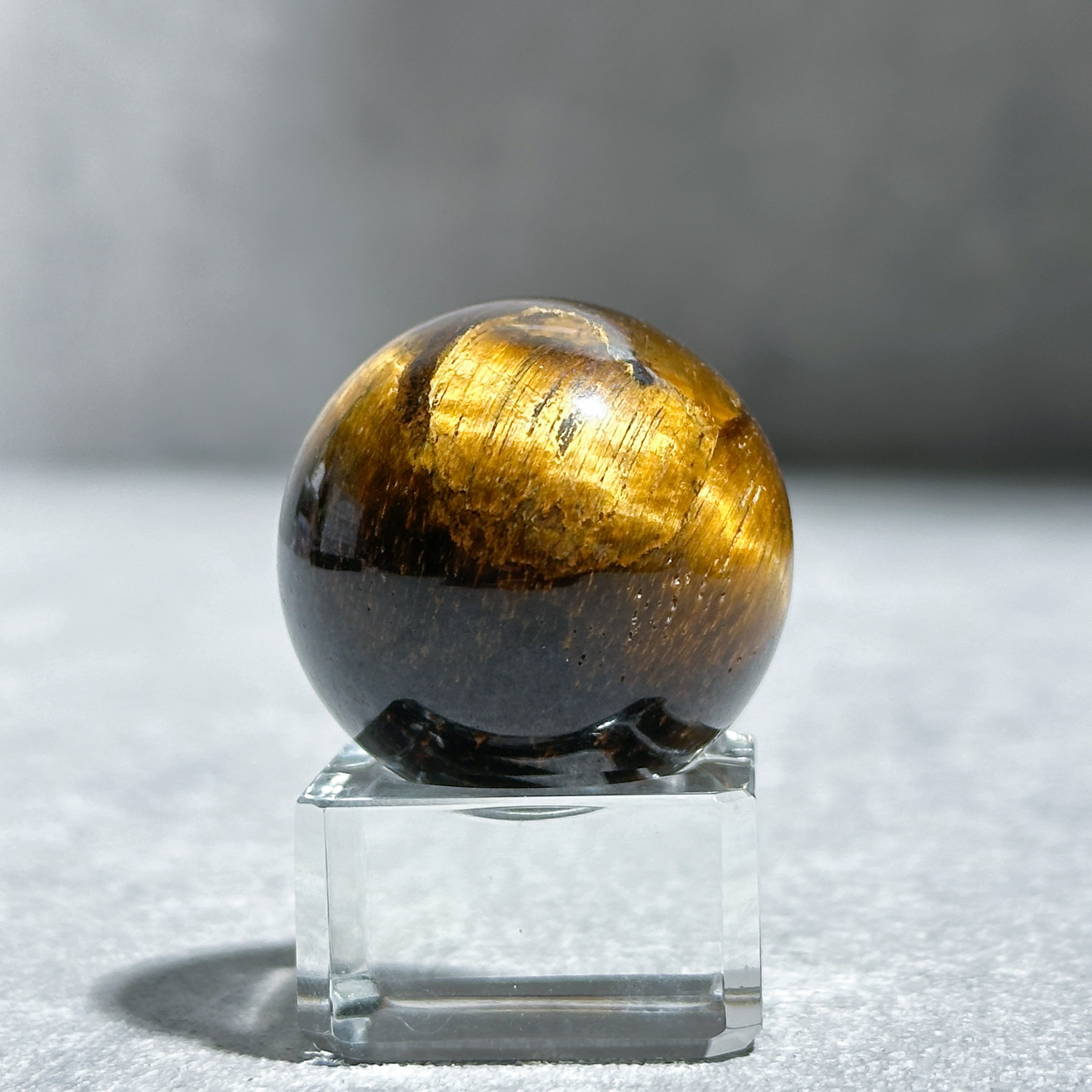 タイガーアイ スフィア（丸玉）15◇Tiger's eye◇天然石・鉱物