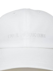 Stretch Curved Brim Cap - White_White -