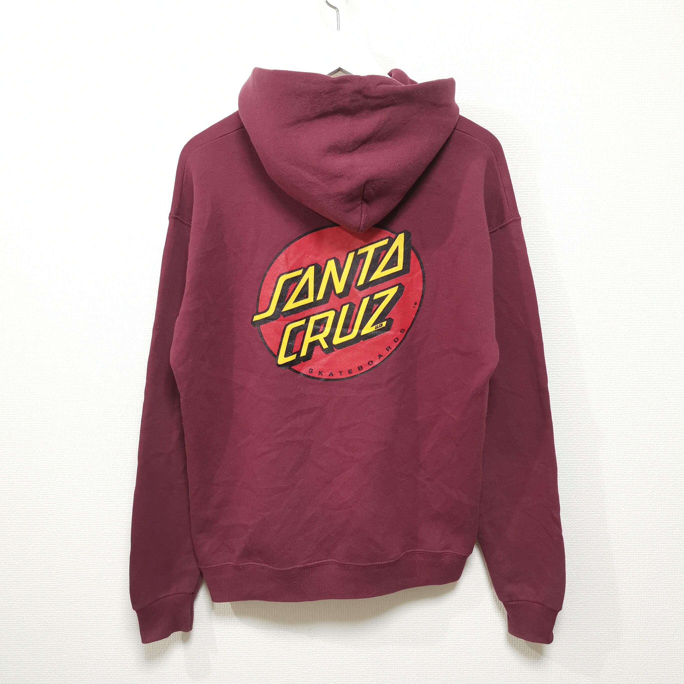 送料無料 M 90s サンタクルーズ SANTACRUZ スウェット パーカー USA製 