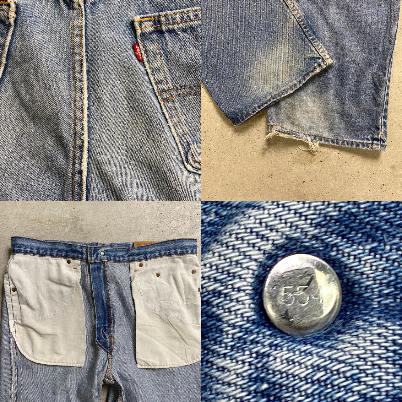 90年代 USA製 Levi's リーバイス 517 ブーツカット フレアデニムパンツ
