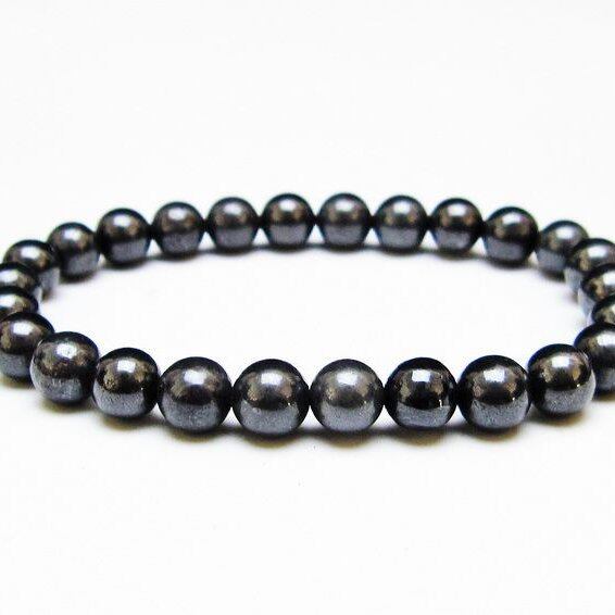 スギライト ブレスレット 7mm ブラックスギライト ブレス 一点物 メール便可 [M便 1/10] 111-42896