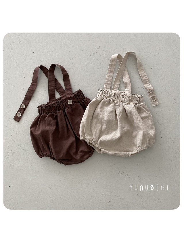 【maker SALE】nunu biel /cool suspender rompers