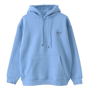XAGE BLK LOGO HOODIE 【blue】