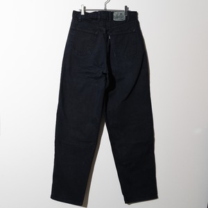 美品 32×32 USA 95年 Baggy Silvertab Levi’s ブラックデニムパンツ リーバイス シルバータブ