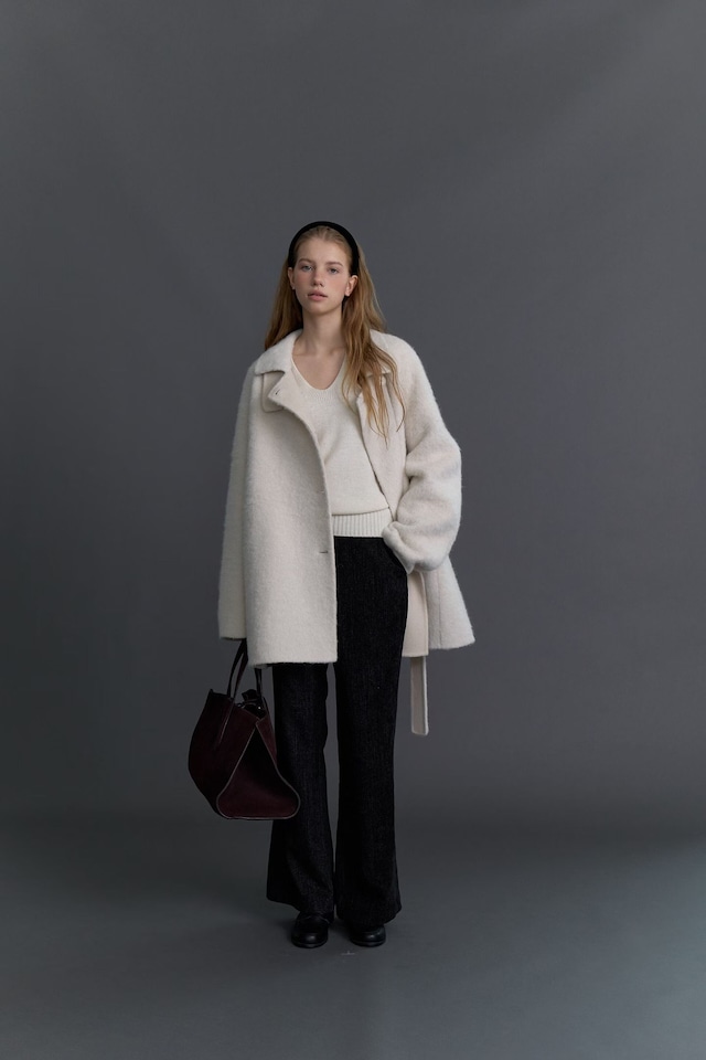 (予約) forest / Danielle alpaca coat 4color