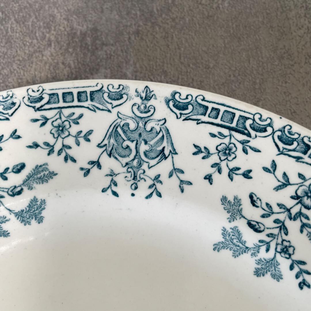 2枚組　サルグミンヌ ROYAT　平皿　フランスアンティーク プレート 2枚組 サルグミンヌ ROYAT 平皿 フランスアンティーク プレート