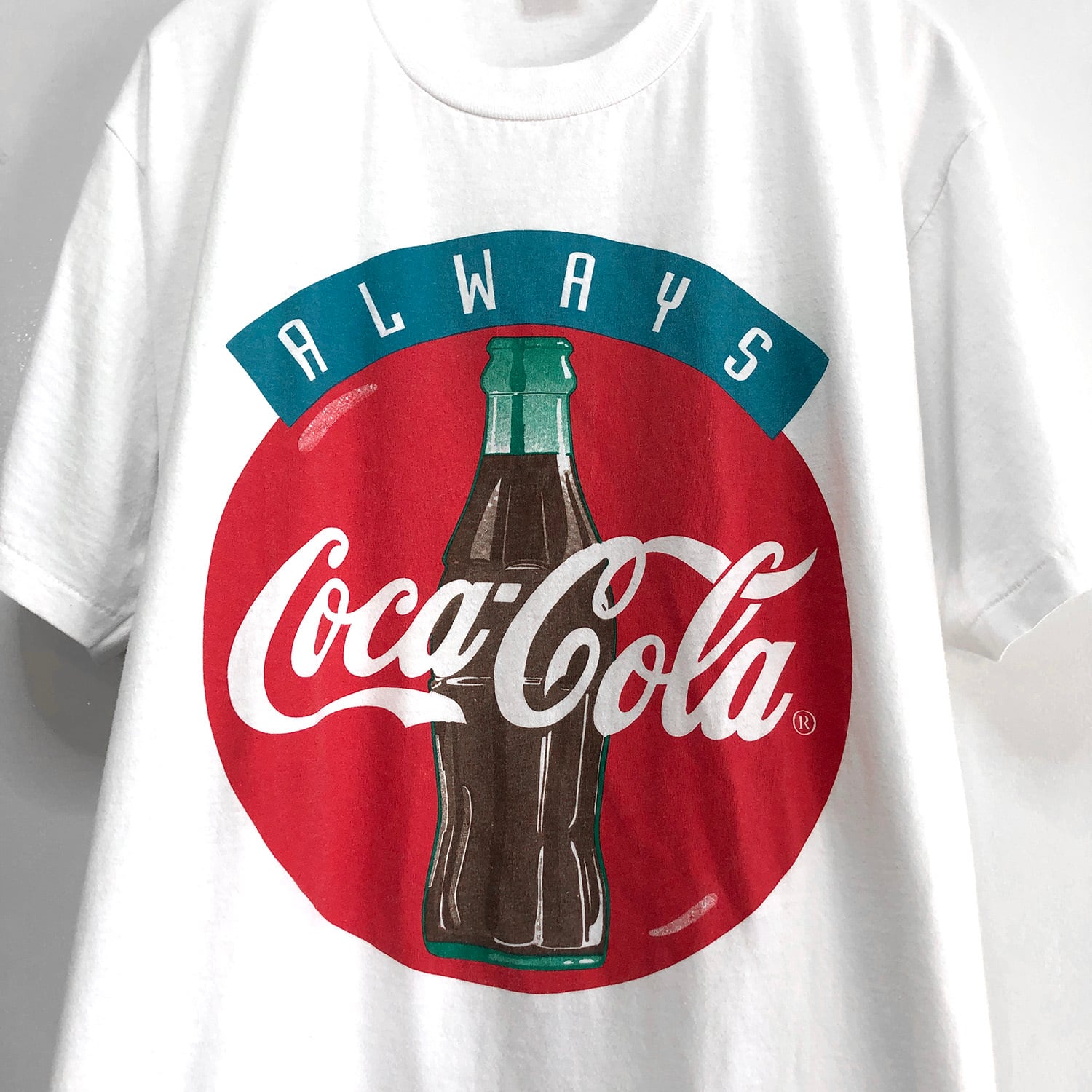 90S USA製 ヴィンテージ コカコーラ オールド Tシャツ メンズXL シングルステッチ Coca Cola アメカジ 白T 古着 大きいサイズ