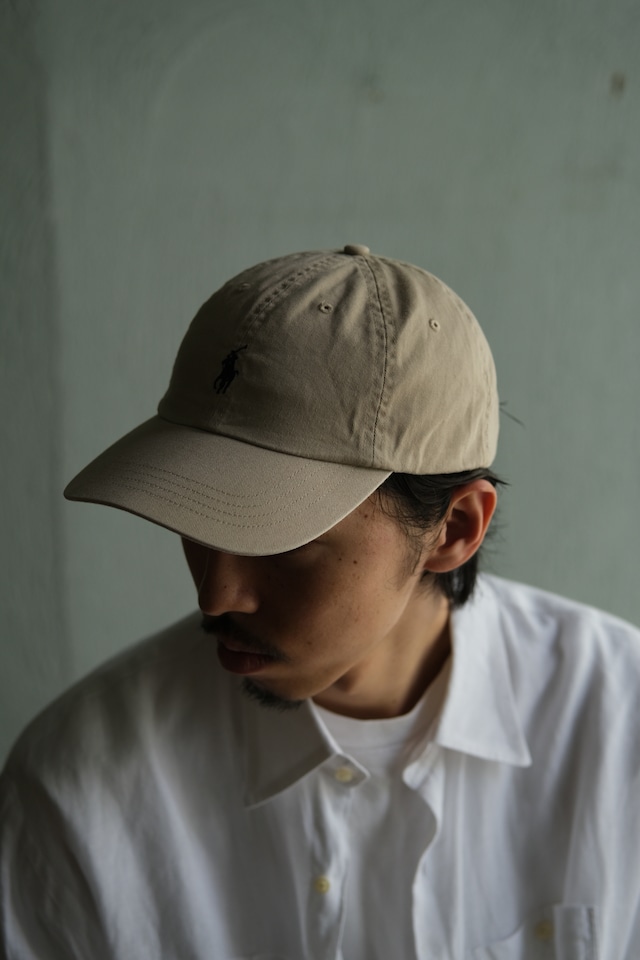 Utah/90's "Polo by Ralph Lauren" logo cap/beige