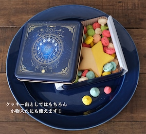 架空の洋書 "誕生石の図鑑" 〜MOON STONE〜 クッキー缶・小物入れ（缶のみ）