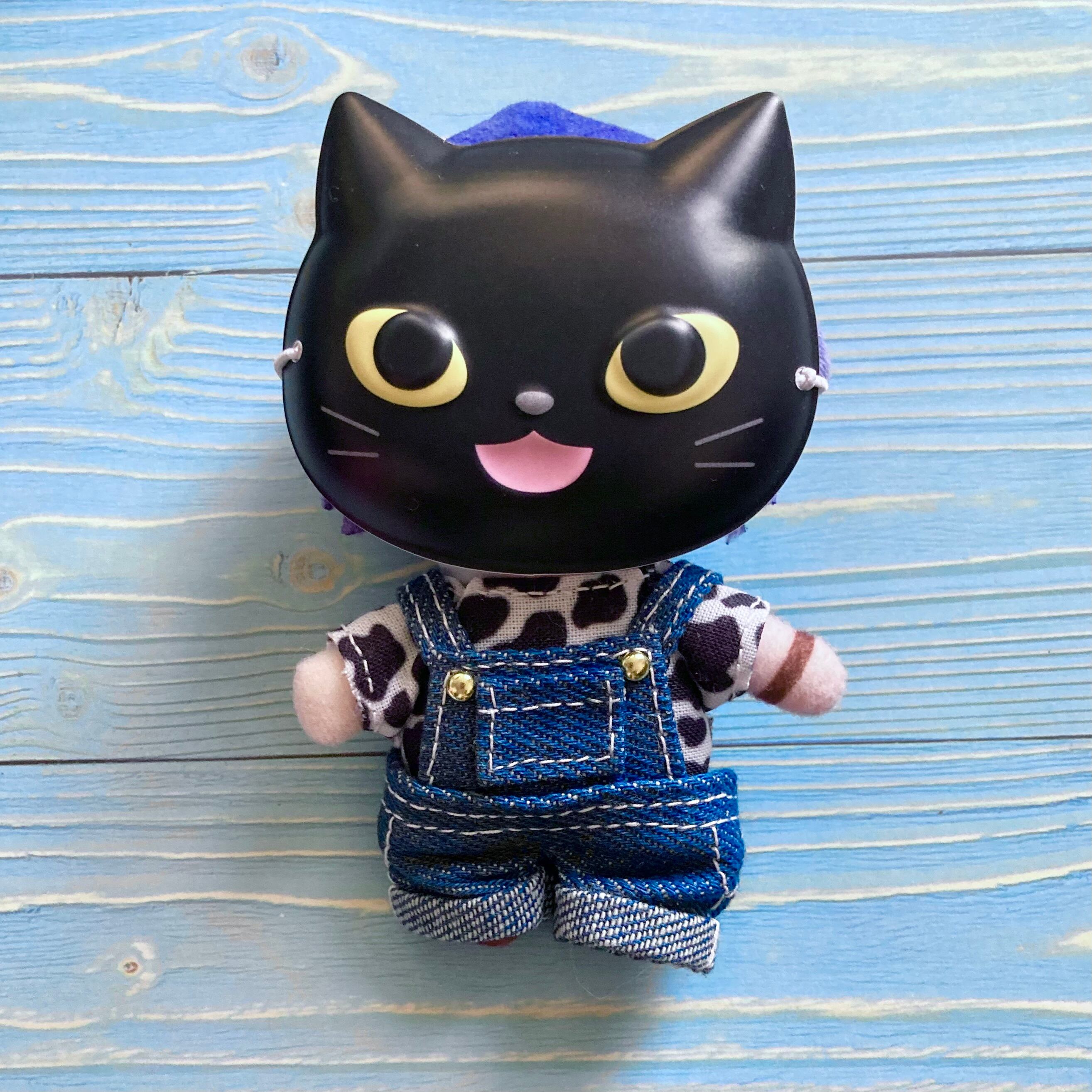 単品全2色【10cmぬい服】デニムサロペット | 犬小屋