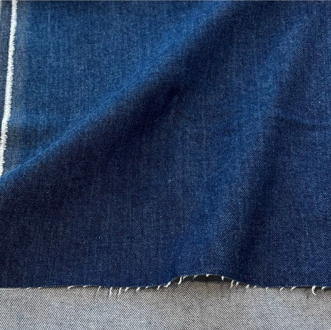 TB667◆50cm◆M◆倉敷児島バイオヴィンテージブリーチデニム生地◆オリジナル◆約11オンス