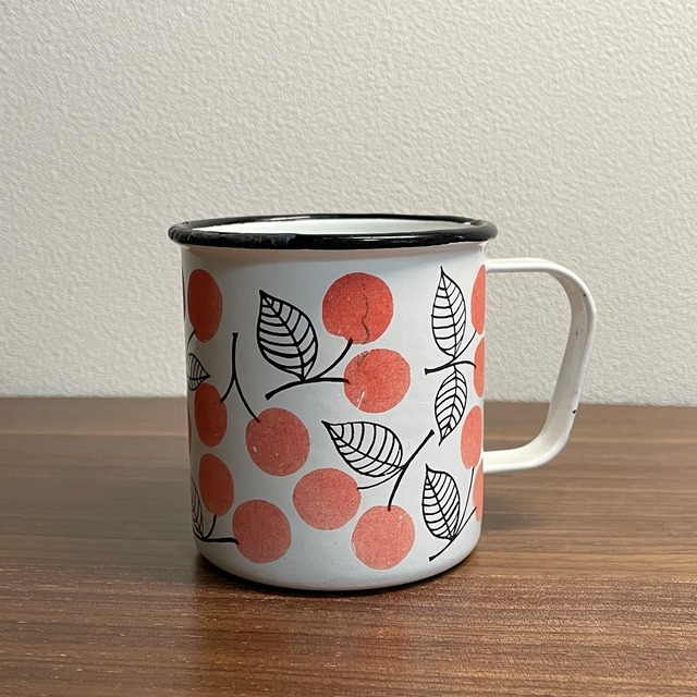 エリーナ・グロシュ 鳥たちのマグカップ・ピンク / Aviary Mug by Eleanor Grosch