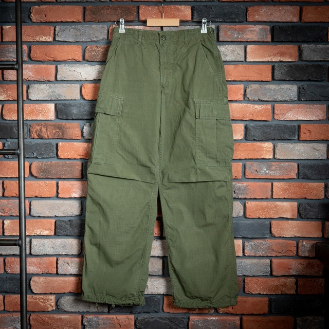 【S-R】U.S.Army 60's Jungle Fatigue Pants 4th OG-107  "Used" 実物 アメリカ軍 ジャングルファティーグパンツ リップストップ オリーブ OD No.31