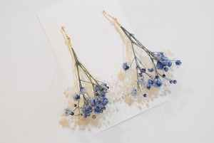 【イヤリング変更可能】kaaccchi♡　《青》アンティークピアス　