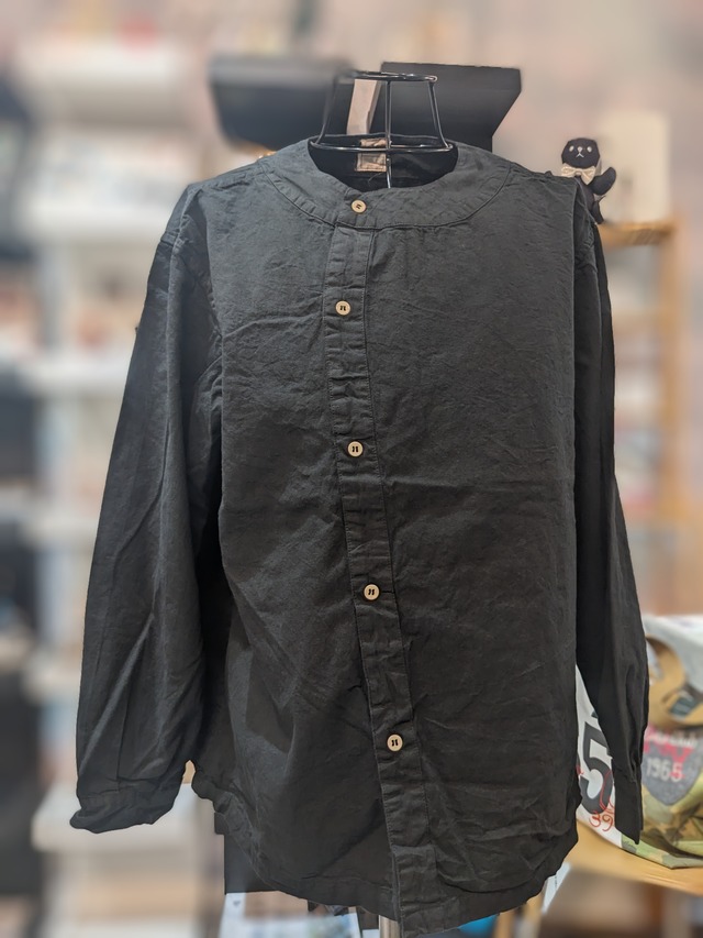 【PRODUCTS】40’S French type  Farmers Shirts Overdye Black 40年代フレンチ ファーマーズシャツ染 ブラック