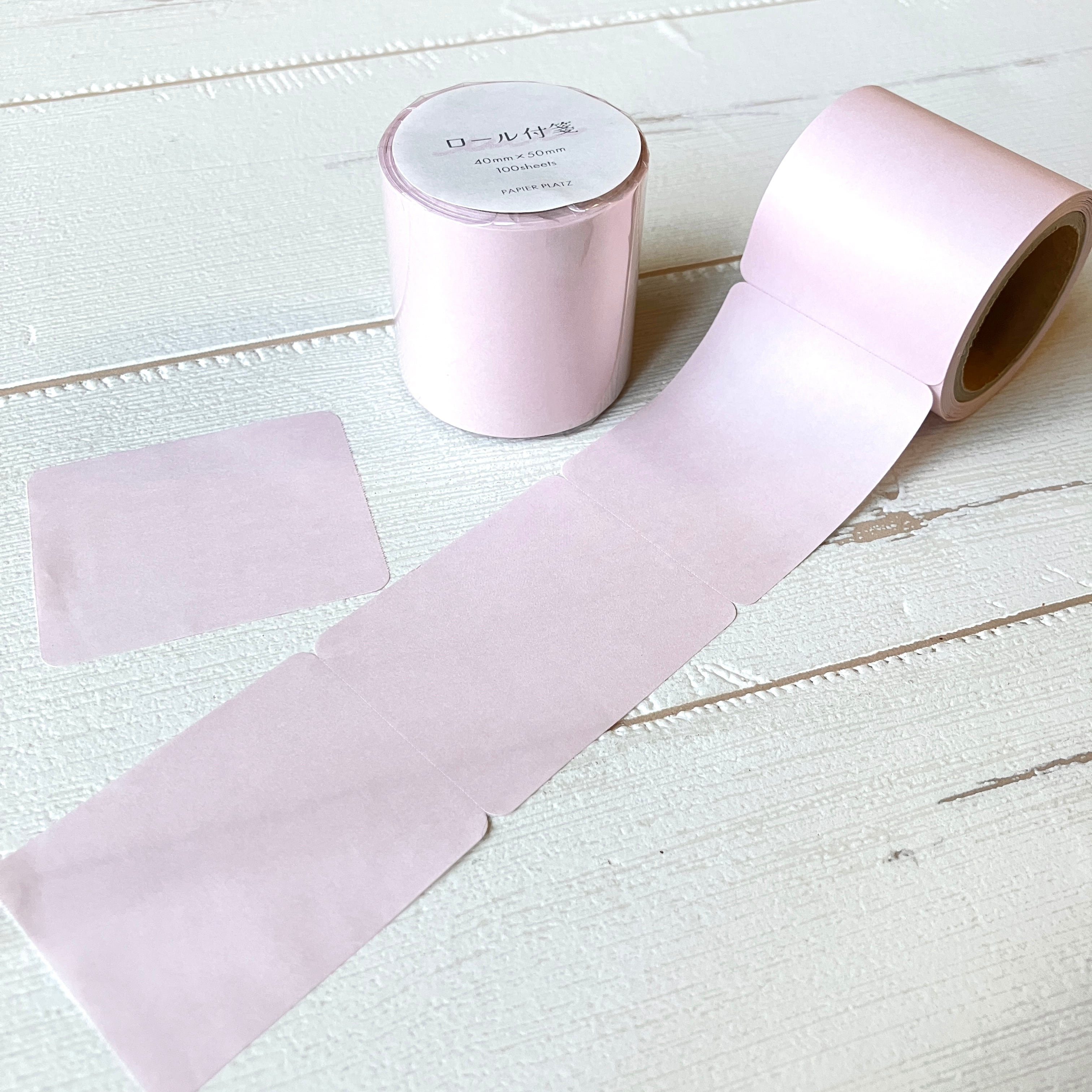 ロール付箋クリアテープマステ15個セット パピアプラッツマインド