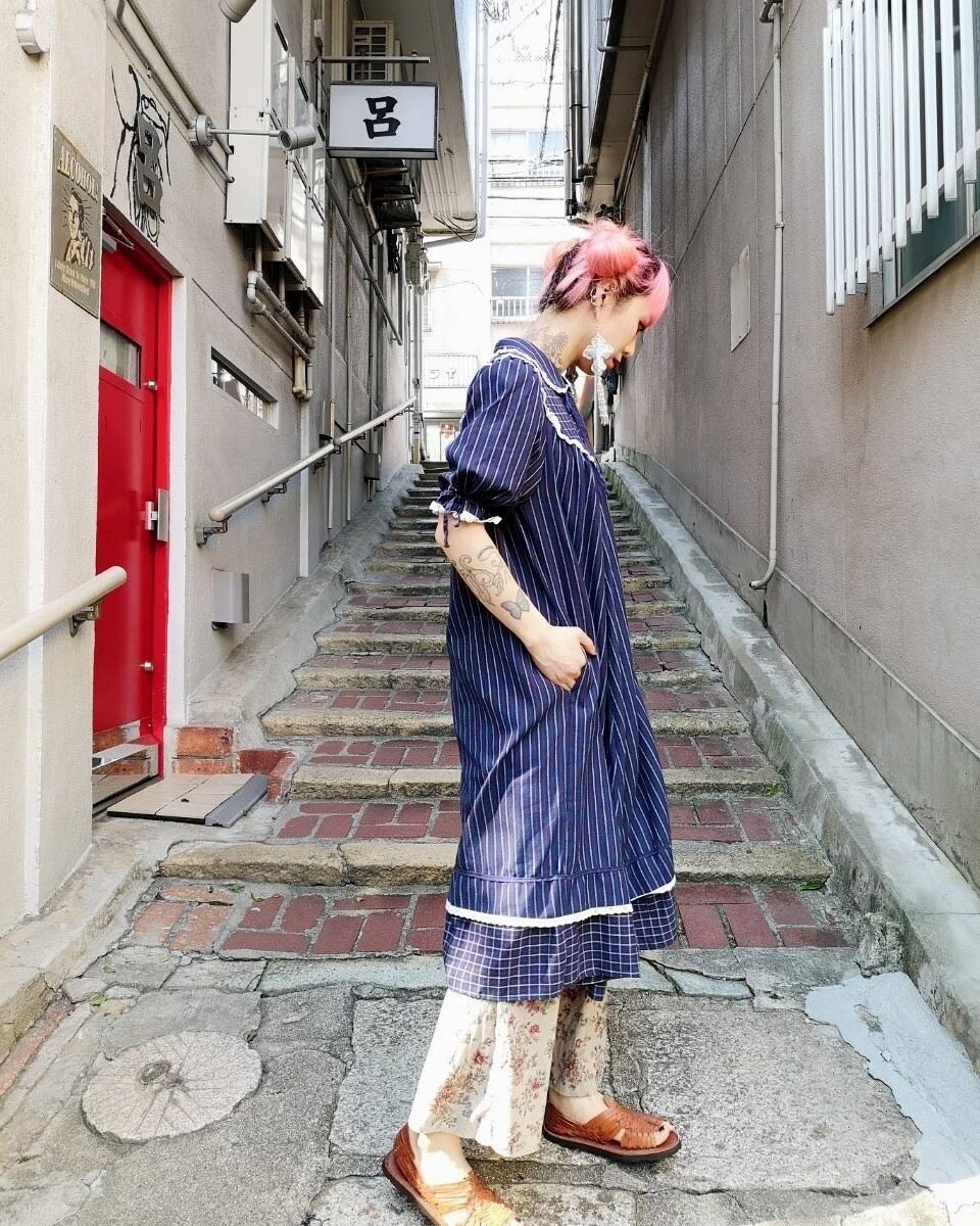 EUROPE retro Onepiece | 腹の虫 / 心斎橋アメ村古着屋
