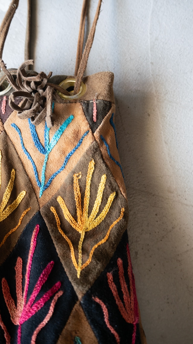 unknown used Kashmir folk art bag