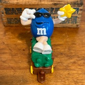 M&M's クリスマス・トレイン・トッパー サーカストレイン 列車 機関車 ブルー ミールトイ エムアンドエムズ MU-287