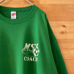 【SOFFE】90s USA製 サッカー ワンポイント Tシャツ アメリカ古着