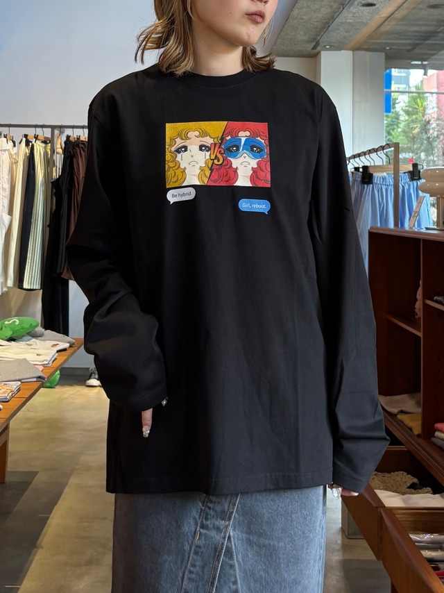 【26AW】push BUTTON プッシュボタン / Tシャツ / CRYING GIRL GRAPHIC T-SHIRT