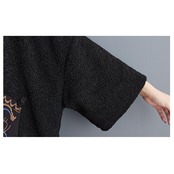 刺繍 オーバーサイズ ロングワンピース 60017