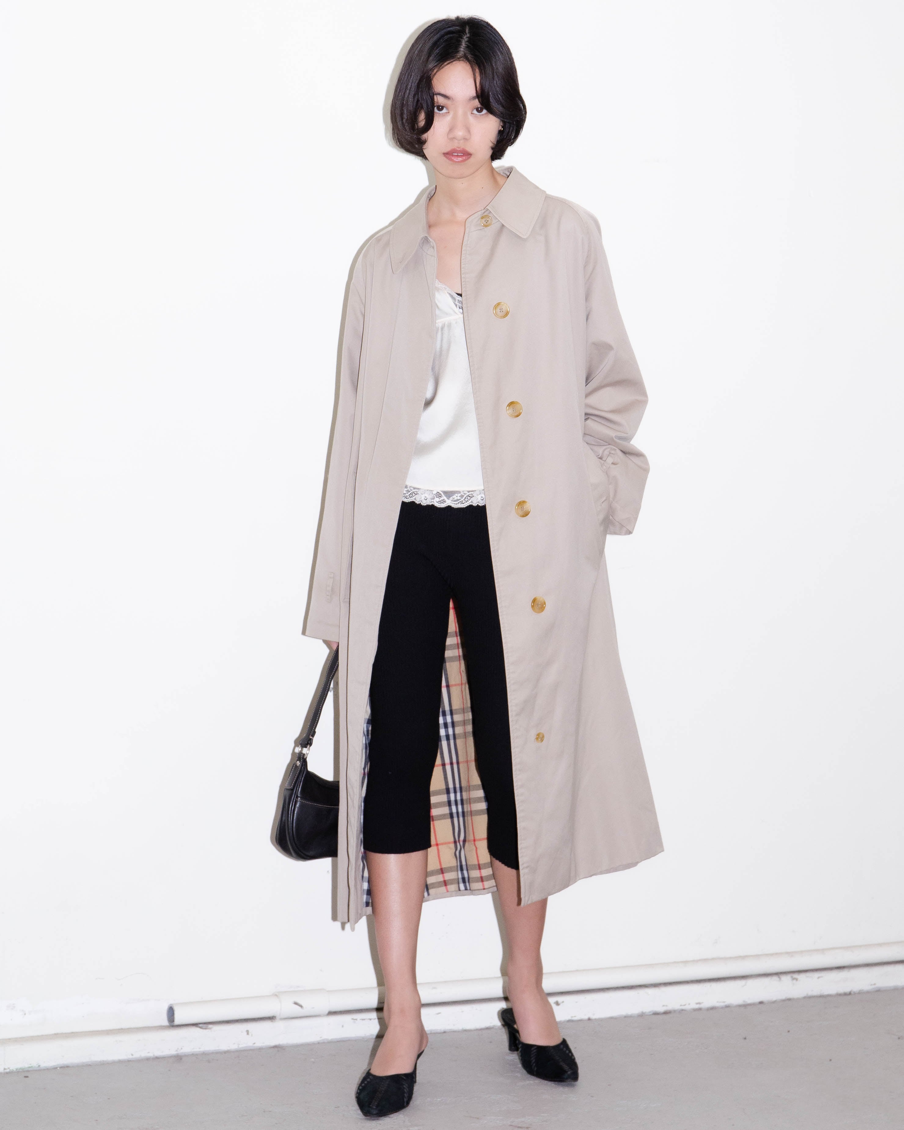 1970-80s Burberrys - single raglan reversible coat | LUIK FINN
