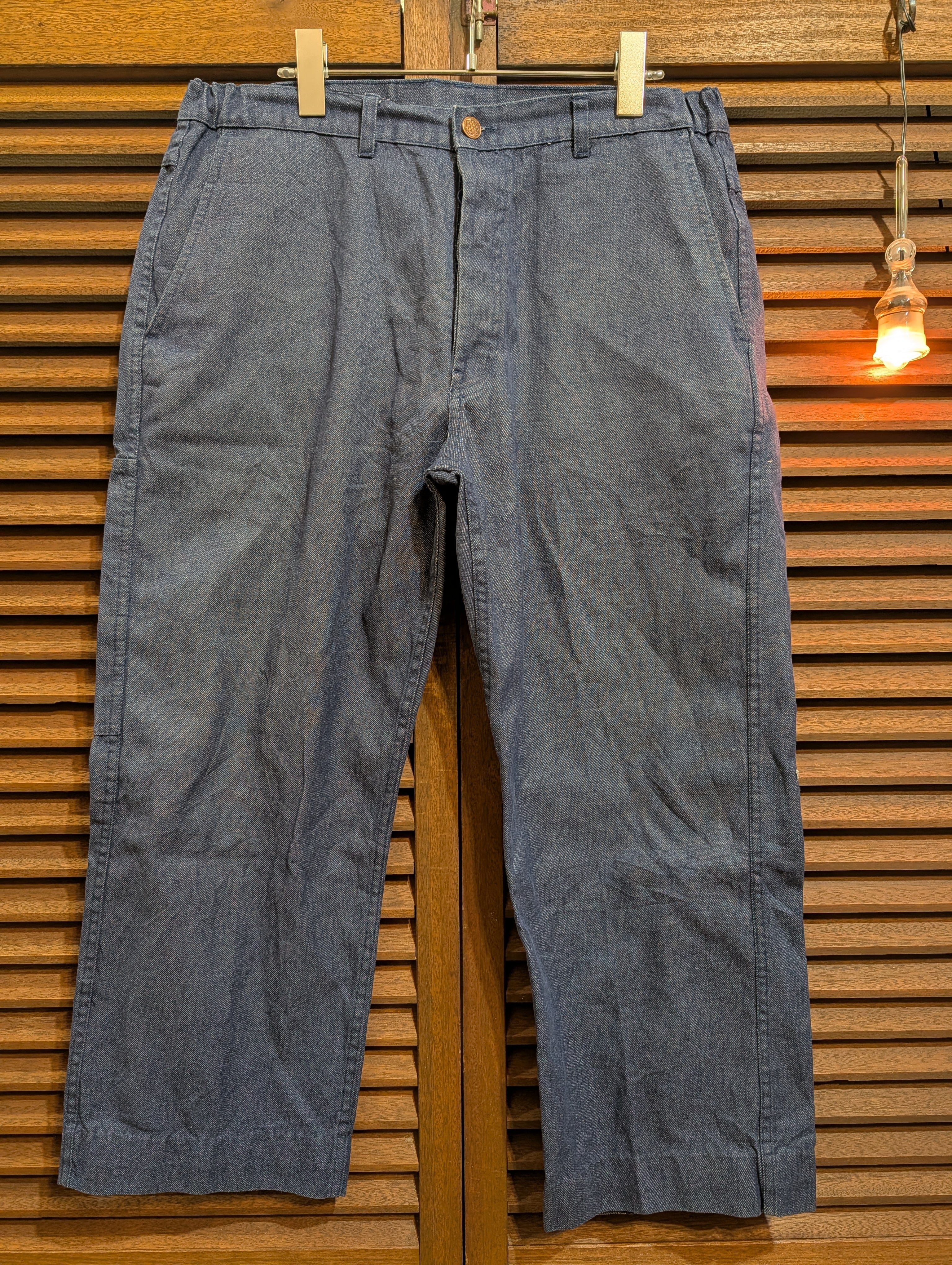 Euro Denim Work Pants Navy