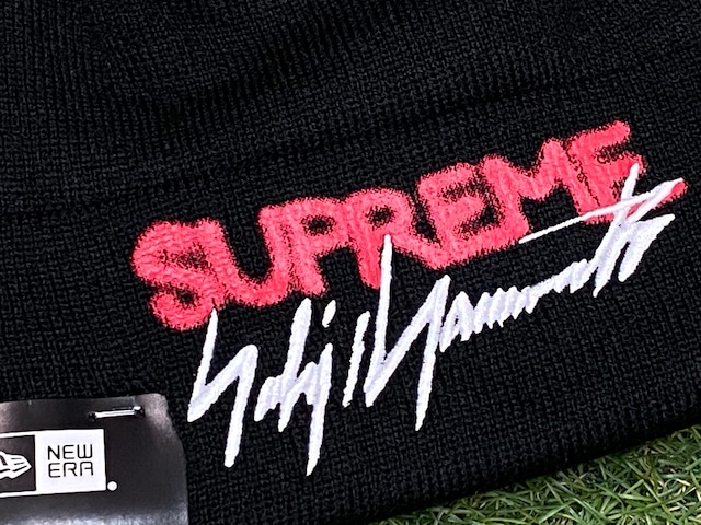 Supreme 20AW × YOHJI YAMAMOTO NEWERA BEANIE BLACK 55KA2414