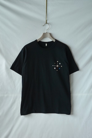 KHOKI 【Beaded T-shirt  -Black-】