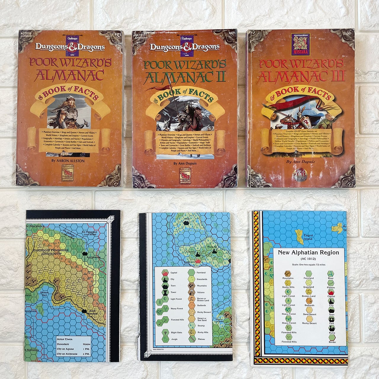 D&Dルールサイクロペディア①～③　3冊セット　825 ダンジョンズ＆ドラゴンズ 3冊セット③ 全て初版】 D＆D ルール