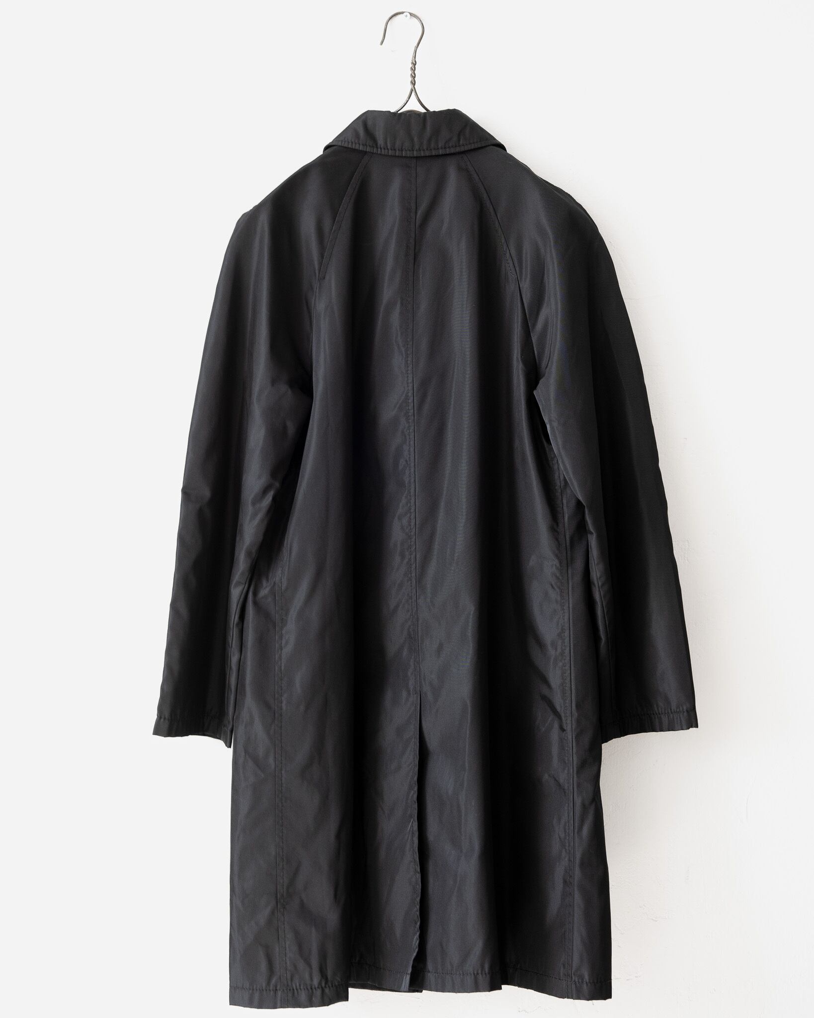 Prada 1998AW Nylon Balmacaan Coat