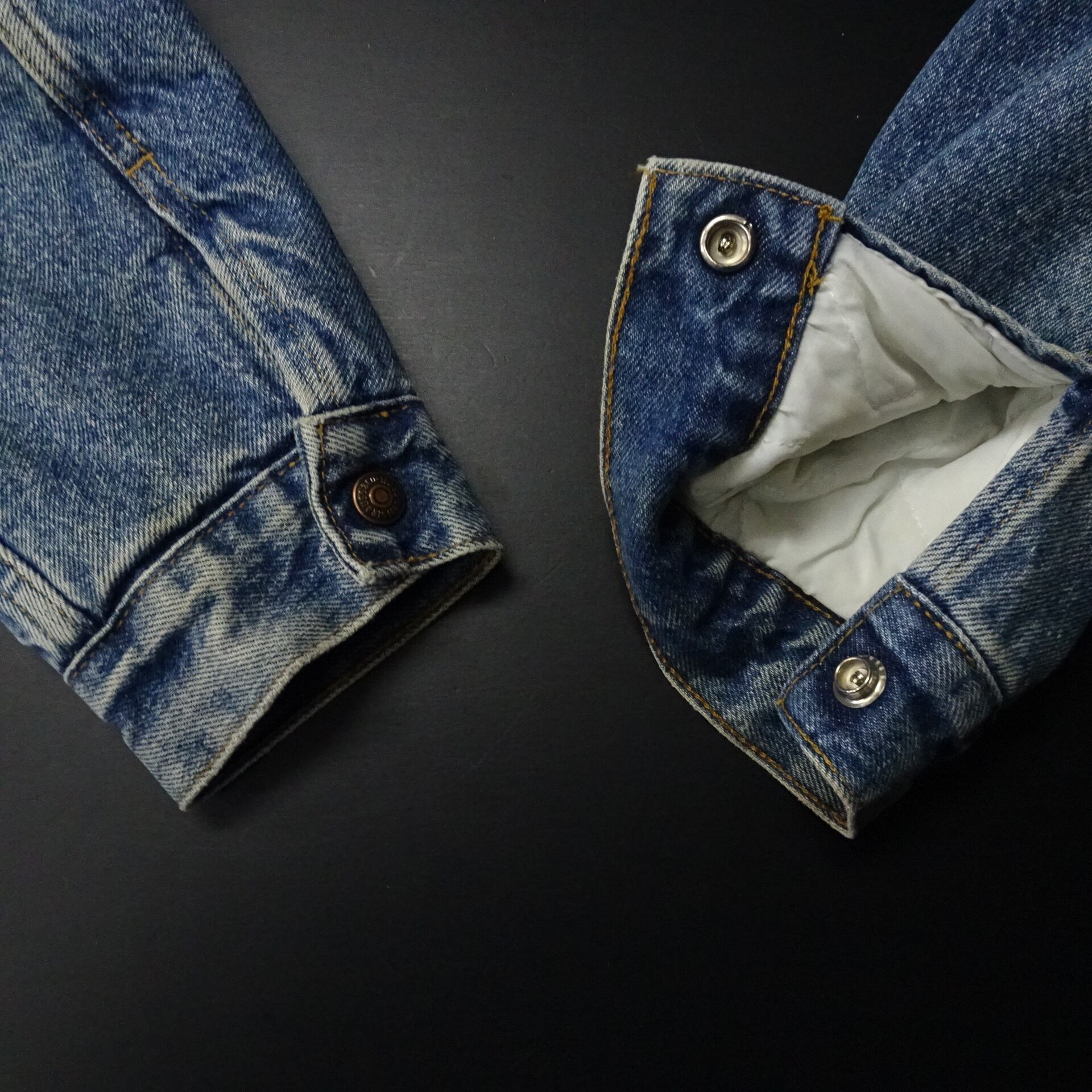 80s USA製 Levi's リーバイス 70609 ボアデニムジャケット 870工場 80