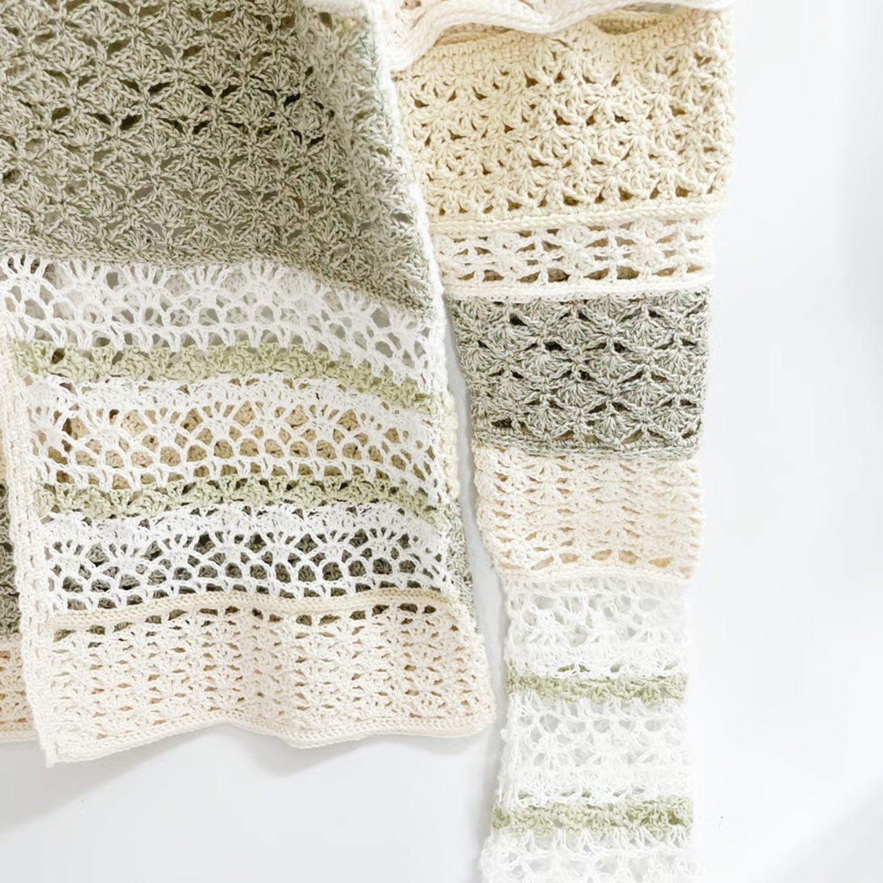 [Pattern] シェルボーダーカーディガン