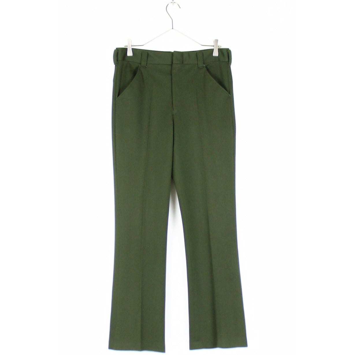 1970's オリーブグリーン フレアスラックス 【OT-0475】 | cv