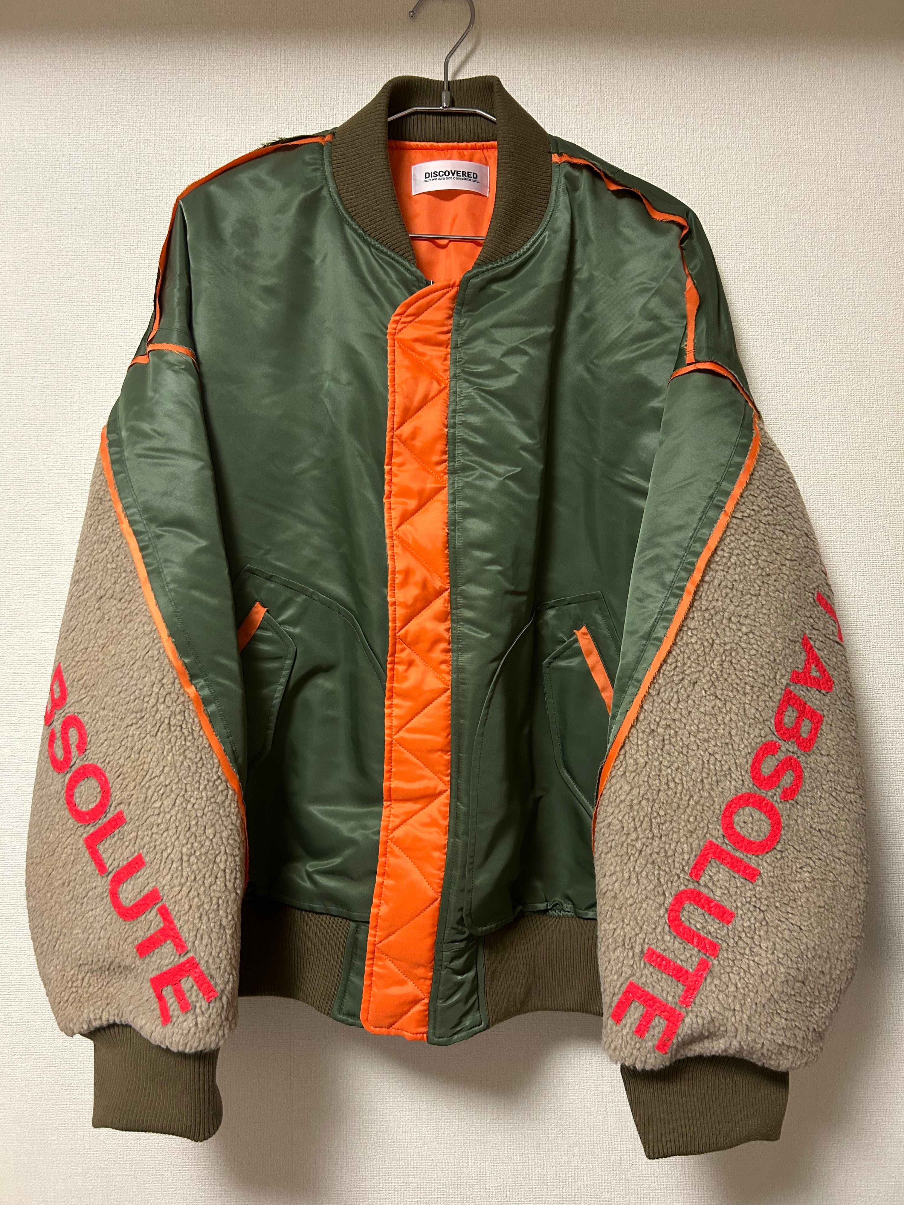 【 DISCOVERED ディスカバード】BOA SLEEVE MA-1 KHAKI