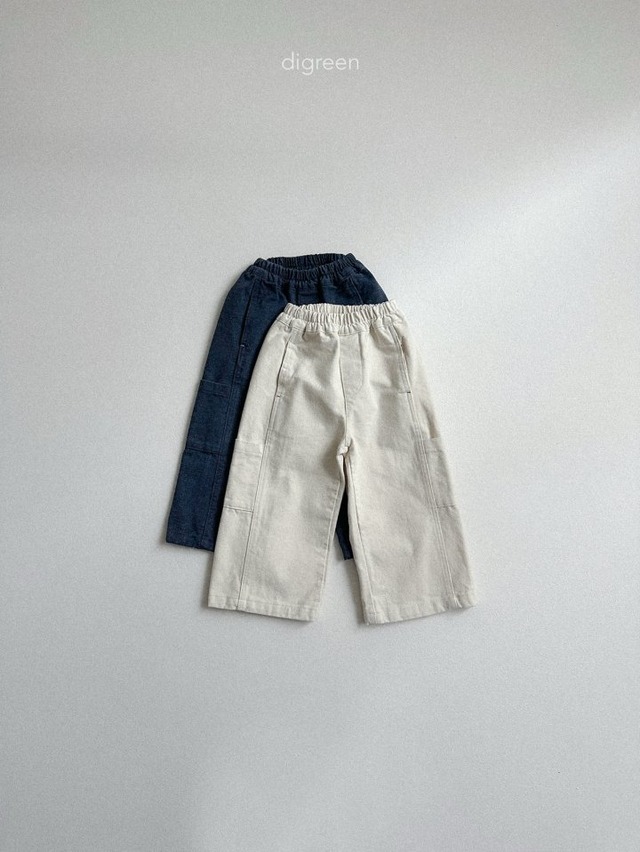 digreen25wn_Flat Wide Pants