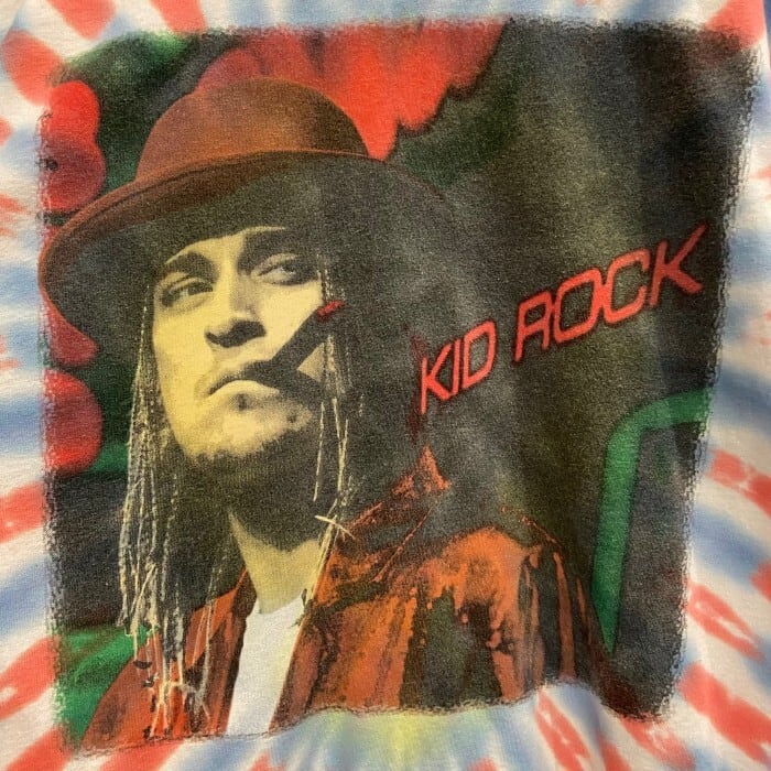 90〜00年代 KID ROCK タイダイ バンドTシャツ メンズXL 古着 90s 00s