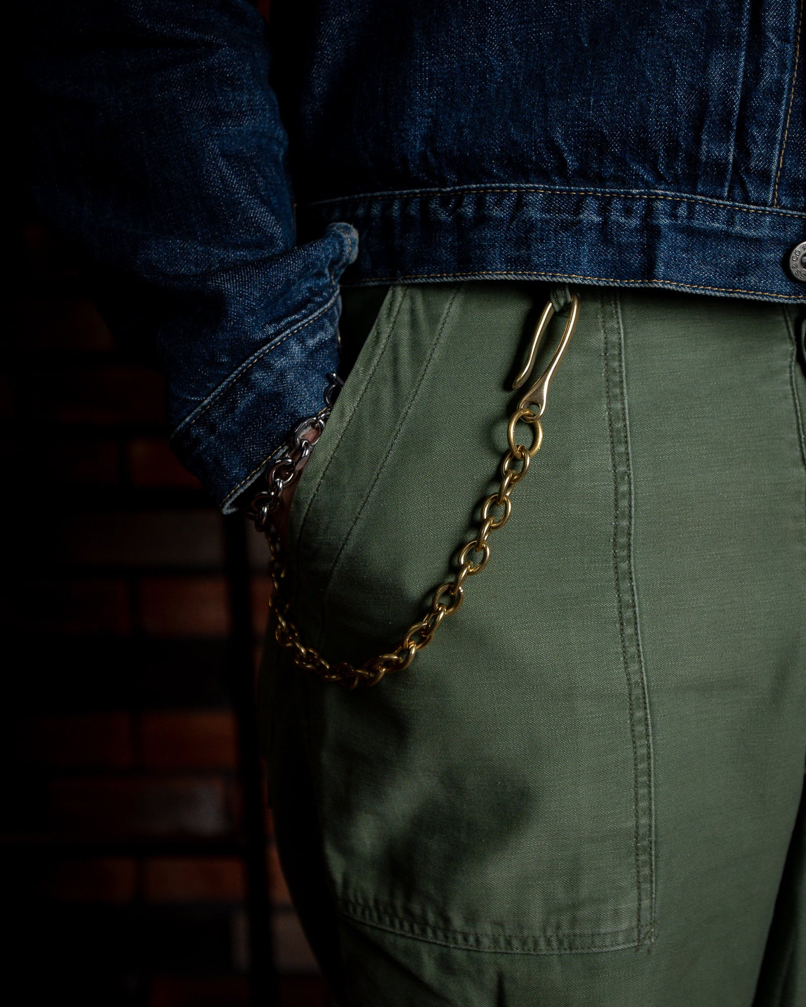 Additive and Line】Wallet Chain Brass WCH-001 新品 ウォレット