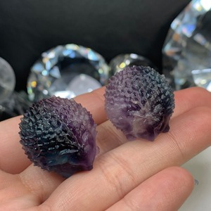 16.フローライトハリネズミさん☆ペアセット