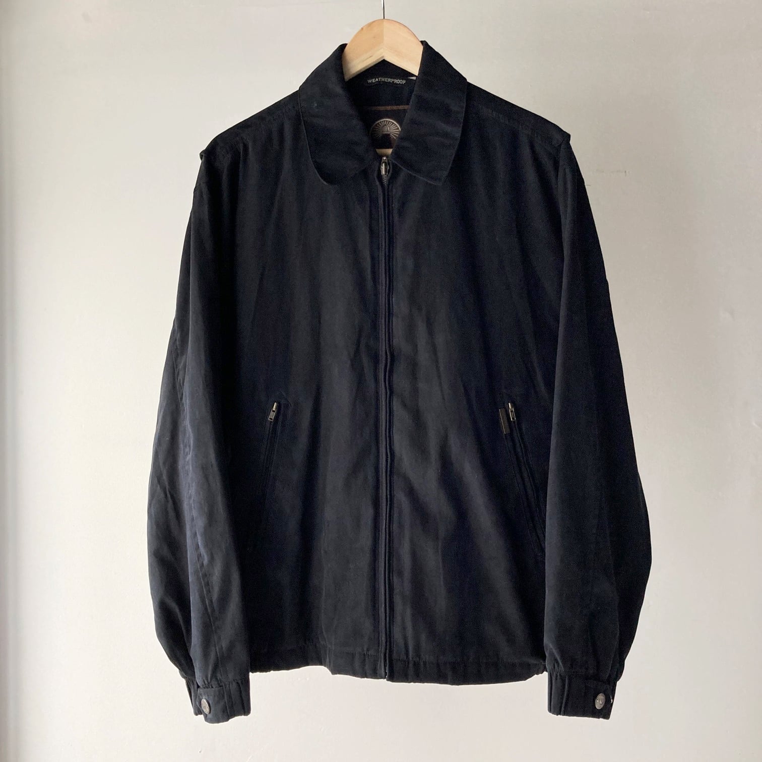 WEATHERPROOF フェイクスエードスウィングトップ ブラック WEATHERPROOF フェイクスエードスウィングトップ ブラック