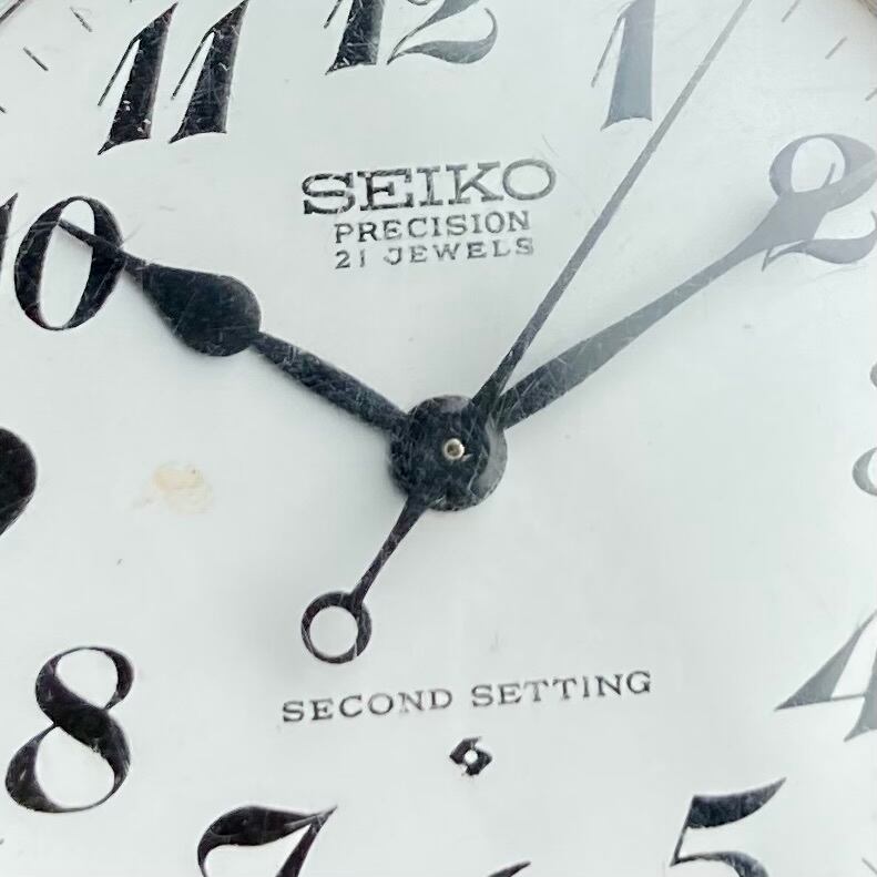 動作品】セイコー アンティーク 懐中時計 1976年 昭和51年 手巻き 鉄道