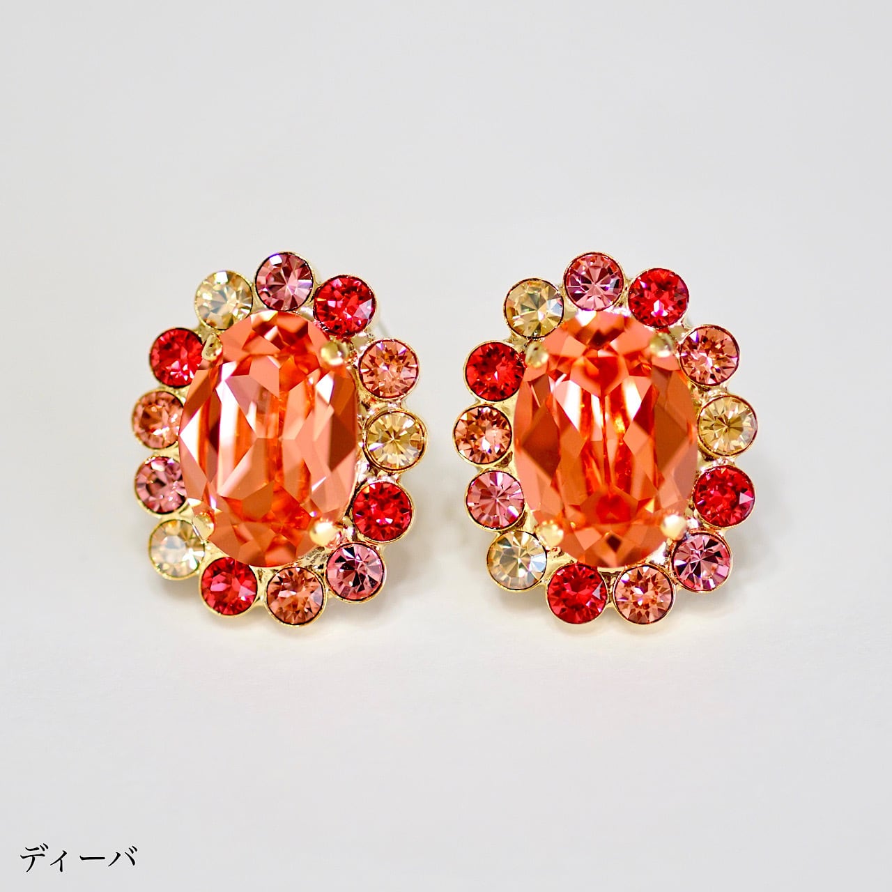 オータムキャンディ オーバルピアス | MAKI NUMOTO (マキ ヌモト