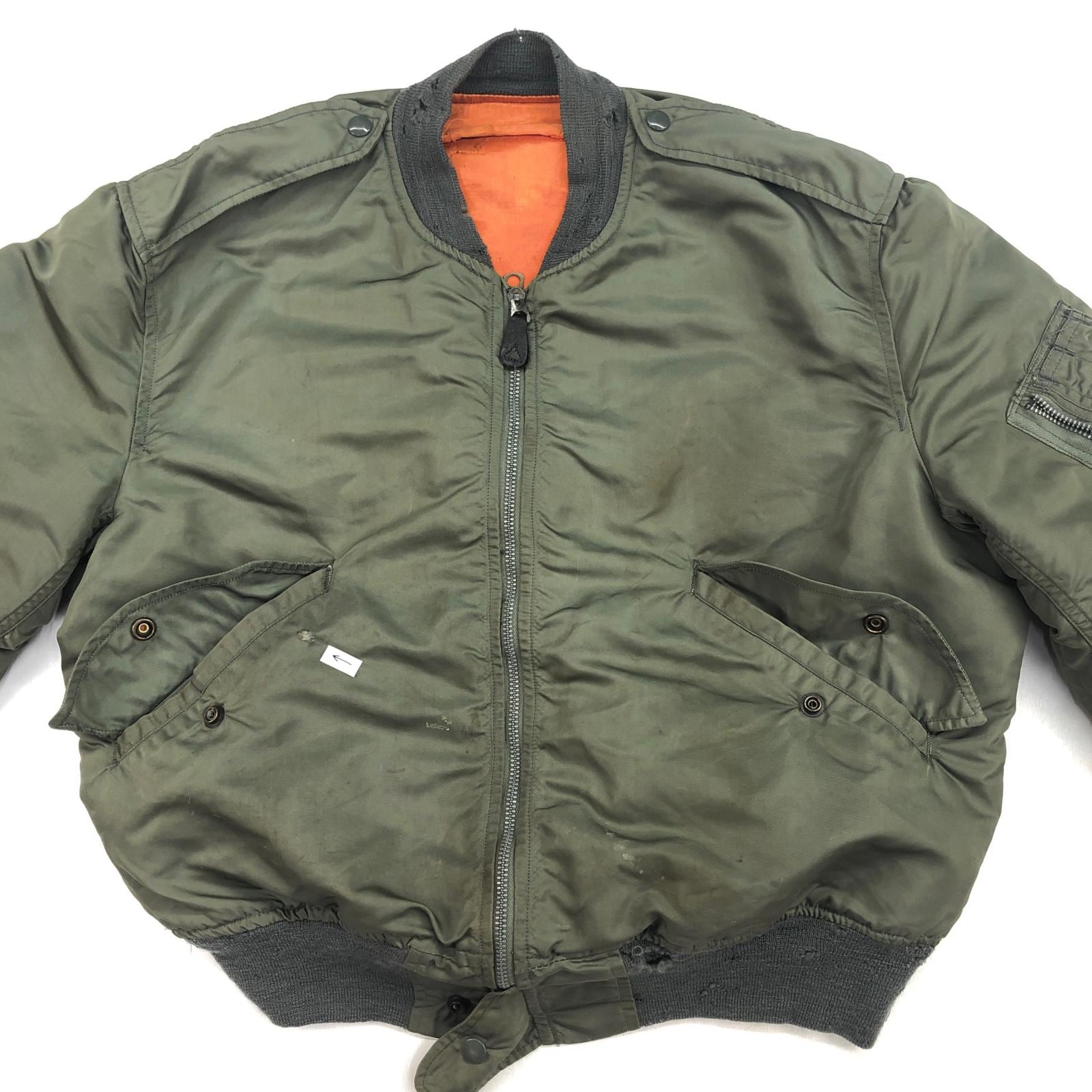 U.S.AIR FORCE USAF 60年代 ALPHA L-2B フライトジャケット LARGE 表記