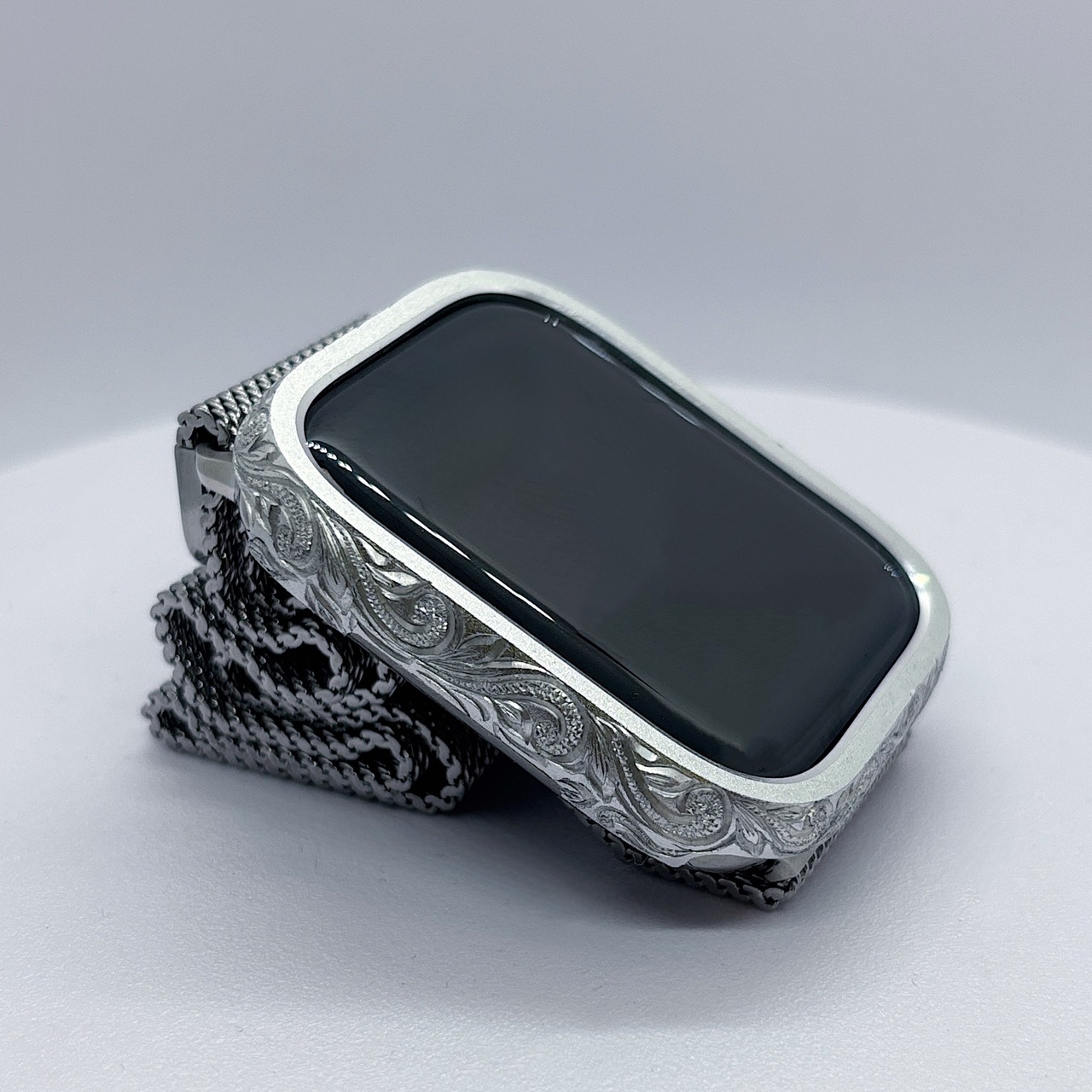 Apple Watch Hawaiian Case ~SCROLL~(45mm/Silver)