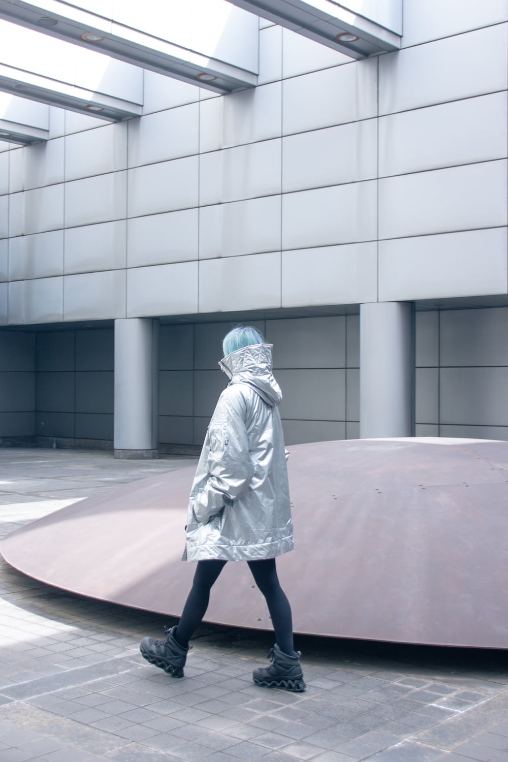 isxnot shelter outer シルバー　y3k モード shelter outer | isxnot