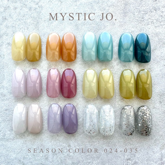 【MYSTIC JO.】MYSTIC GEL 024-035 / SET