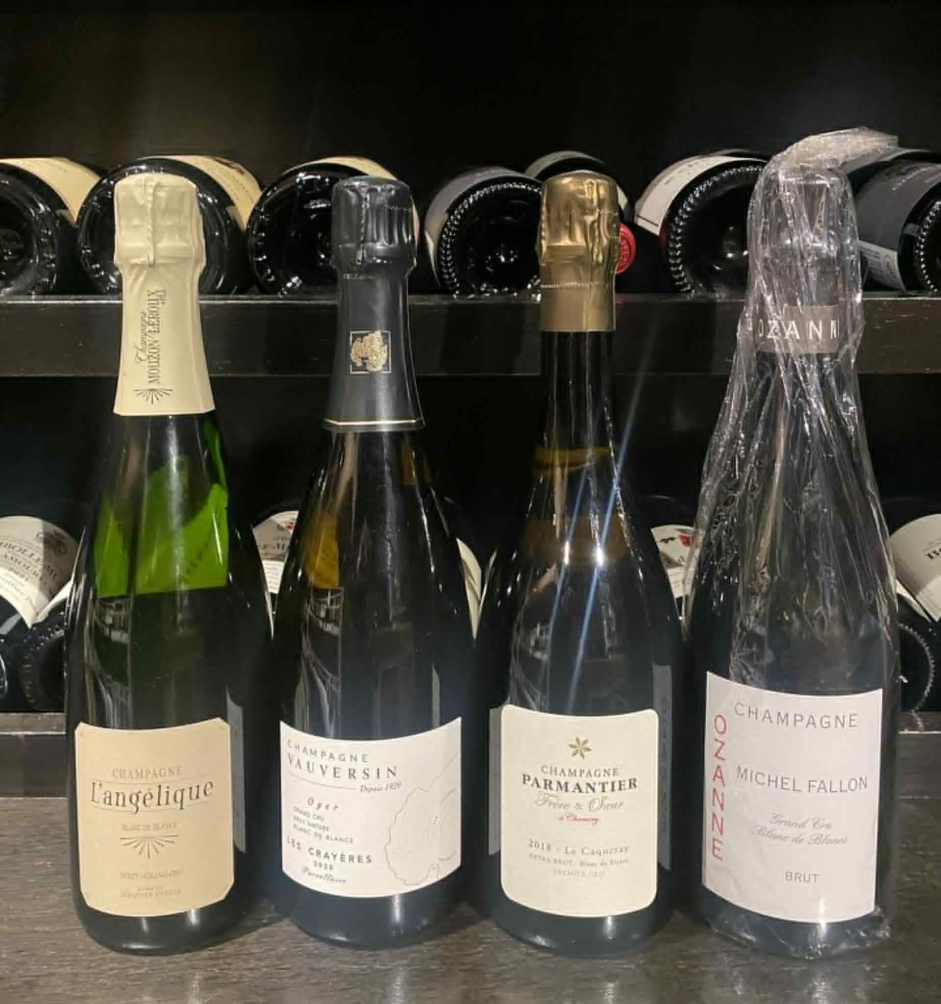 ミッシェルファロン1本 web限定1セットのみ※ミシェル・ファロン含む至高のblanc de blancs4本