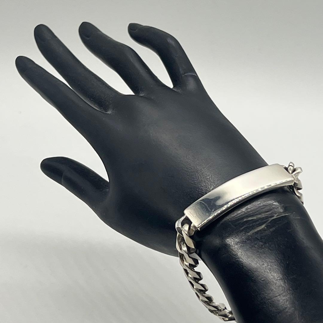 ティファニー TIFFANY 喜平チェーン IDブレスレット 希少 ヴィンテージ ヴィンテージ】ティファニー TIFFANY IDブレスレット 喜平チェーン